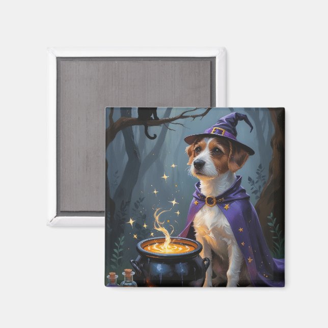 Chesapeake Bay Terrier Whimsical Halloween Magnet (Front/Back)