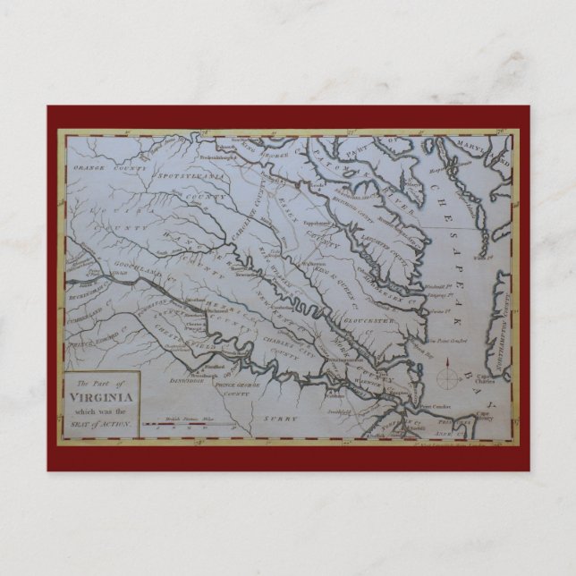 Chesapeake Bay Vykort (Framsida)