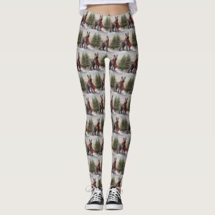 Chesapeake Hund i Snö jul Leggings