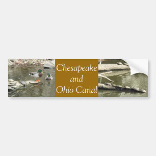 Chesapeake och Ohio kanal Bildekal