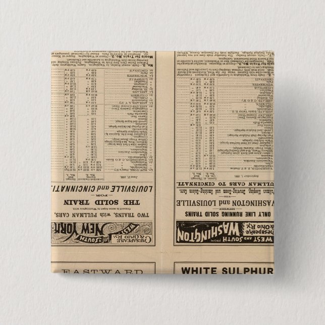 Chesapeake och Ohio Ry för textsidor Knapp (Framsida)