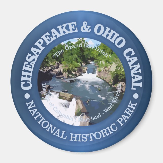 Chesapeake & Ohio Canal NHP Magnet (Framsidan)
