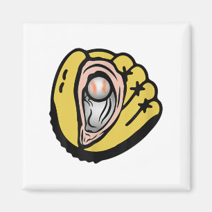 Chesapeake Oyster Catcher Logotyp Magnet