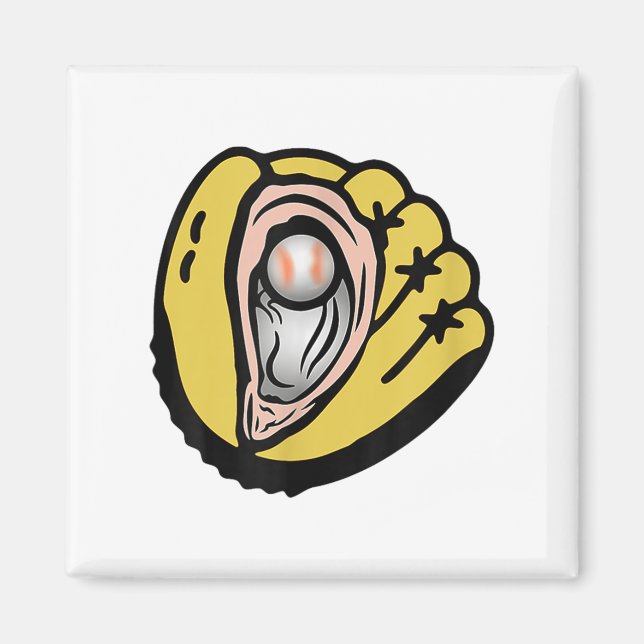 Chesapeake Oyster Catcher Logotyp Magnet (Framsidan)
