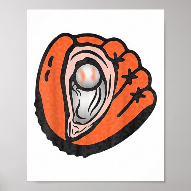Chesapeake Oyster Catcher Logotyp Poster (Framsidan)