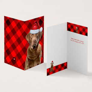 Chesapeake Retriever Red Play Helgdag Kort