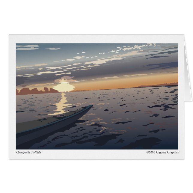 Chesapeake Twilight OBS Kort (Framsidan Horizontal)