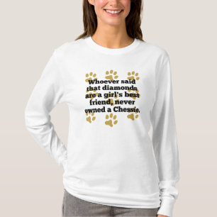ChesapeakefjärdRetrievers är en flicka bästa v T-shirt