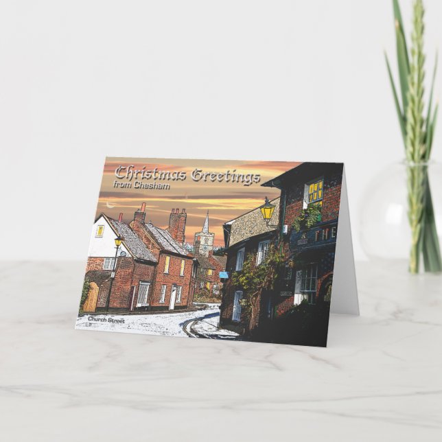 Chesham julkort helgkort (Framsida)
