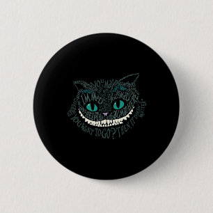 Cheshire Alice Cat var här och underland Ho Knapp
