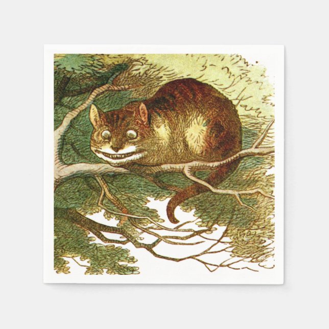 Cheshire Cat 2 Pappersservett (Framsidan)