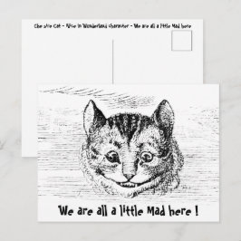 Cheshire Cat - Alice i Underlandet-karaktär Vykort