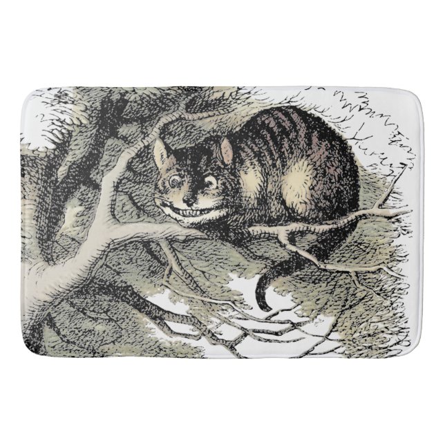 Cheshire Cat Alice i Underlandet Klassiker Badrumsmatta (Framsidan)