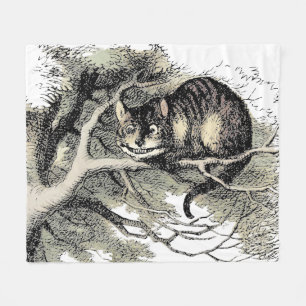 Cheshire Cat Alice i Underlandet Klassiker Fleecefilt