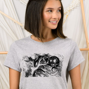 Cheshire Cat Alice i Underlandet Klassiker T Shirt