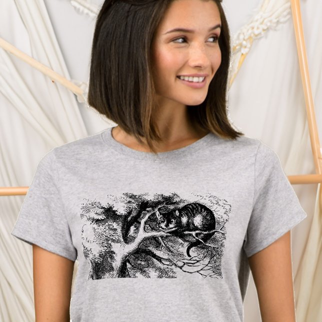 Cheshire Cat Alice i Underlandet Klassiker T Shirt (Skapare uppladdad)