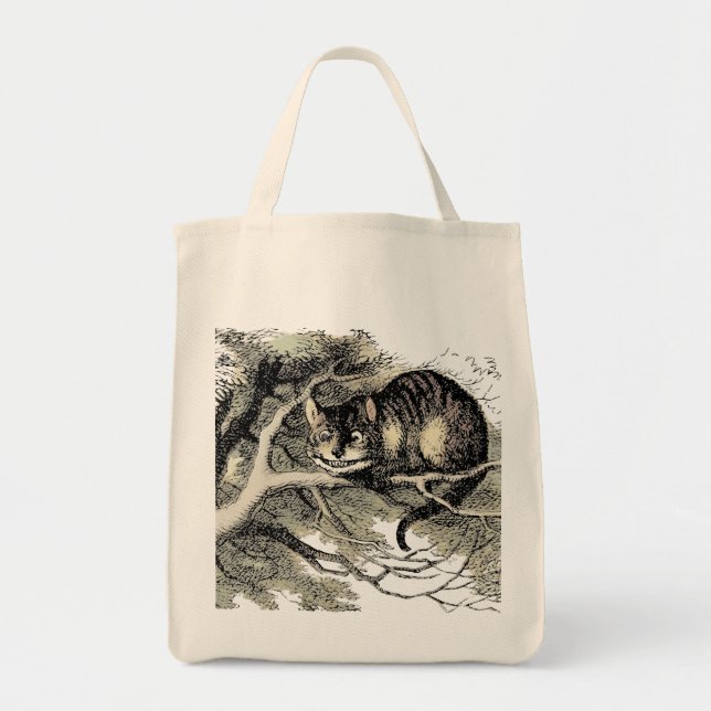 Cheshire Cat Alice i Underlandet Klassiker Tygkasse (Framsidan)