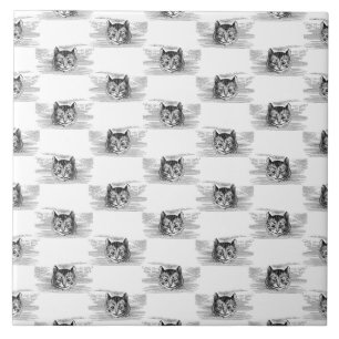 Cheshire Cat Alice i Wonderland ANPASSNINGSBAR BG Kakelplatta