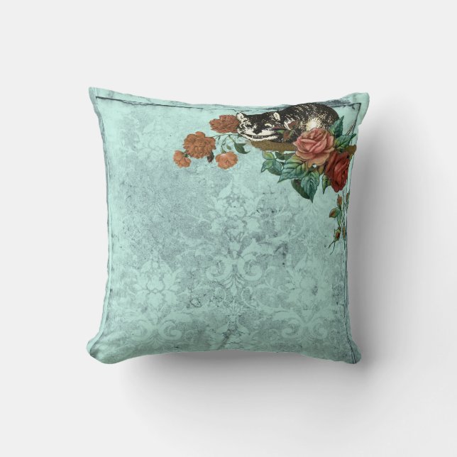 Cheshire Cat Alice i Wonderland Kudde (Framsida)