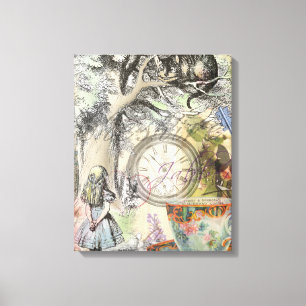 Cheshire Cat Alice Wonderland Classic Canvastryck