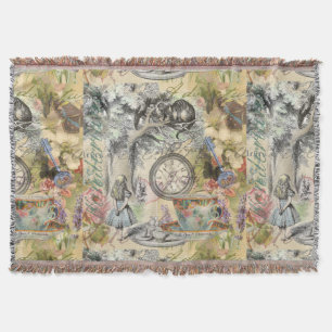 Cheshire Cat Alice Wonderland Klassiker Filt