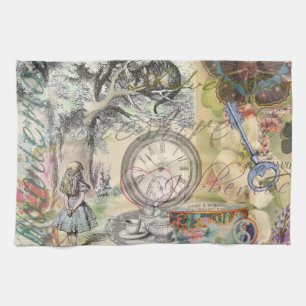 Cheshire Cat Alice Wonderland Klassiker Kökshandduk