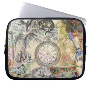 Cheshire Cat Alice Wonderland Klassiker Laptop Sleeve