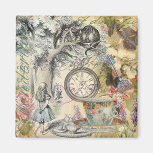 Cheshire Cat Alice Wonderland Klassiker Magnet