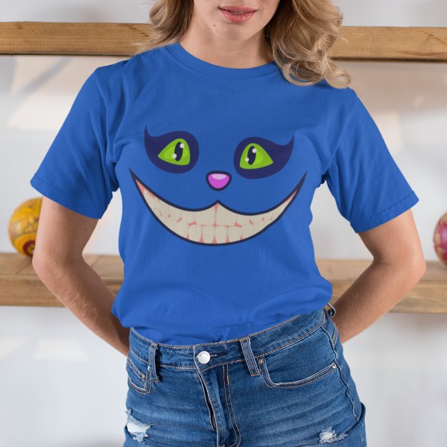 Cheshire Cat Ansikte Halloween Costume Women's T Shirt (Skapare uppladdad)