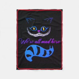 Cheshire Cat Blanket Fleecefilt