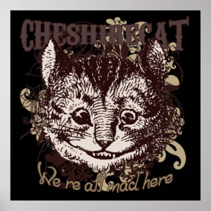 Cheshire Cat Carnivale Stil Poster