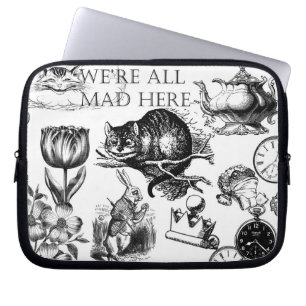 cheshire cat Classialice in wonderland Laptop Fodral