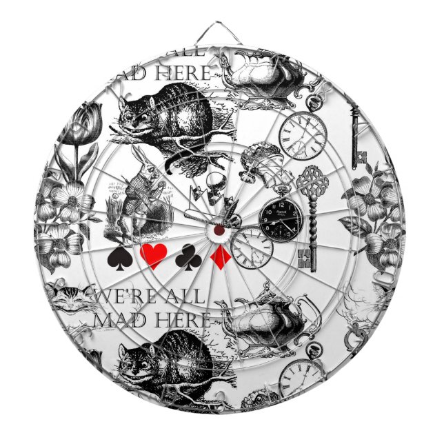 Cheshire Cat Classice alice in wonderland mad Darttavla (Framsidan)