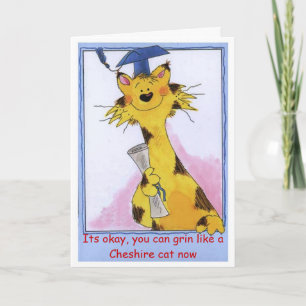 Cheshire Cat Flin - Studenten Card Kort
