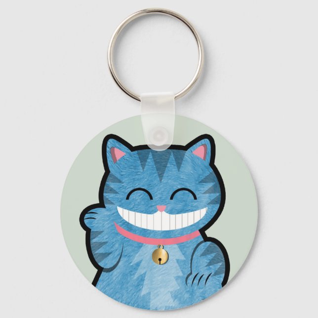 Cheshire Cat Keychain Nyckelring (Framsida)