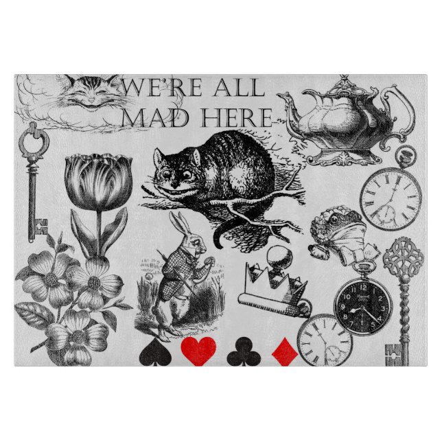 Cheshire Cat klassisk alice i underlandet galen (Framsidan)