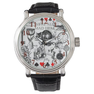 Cheshire Cat klassisk alice i underlandet galen Armbandsur