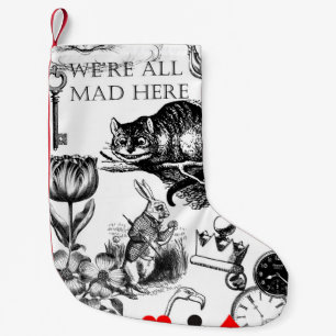 Cheshire Cat klassisk alice i underlandet galen Liten Julstrumpa