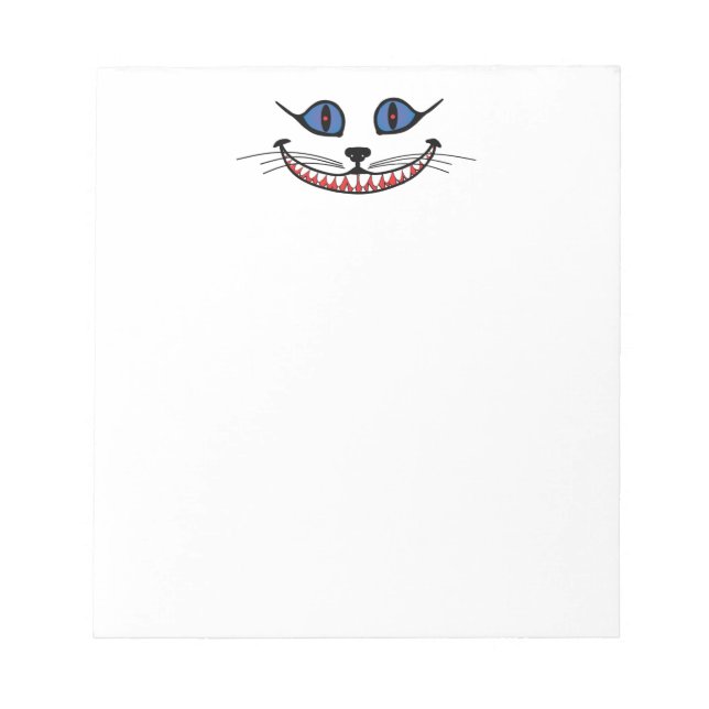 Cheshire Cat Leende  Anteckningsblock (Framsida)