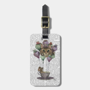 Cheshire Cat Luftballong Bagagebricka