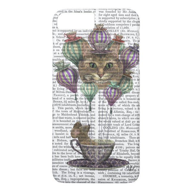 Cheshire Cat Luftballong Case-Mate iPhone Skal (Baksida)