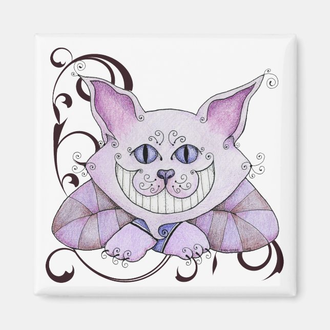 Cheshire Cat Magnet (Framsidan)