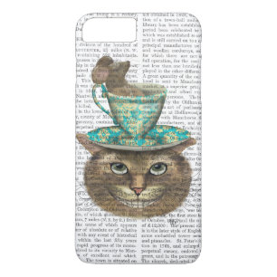 Cheshire Cat med Kopp på huvud