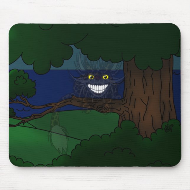 Cheshire Cat Mousepad Musmatta (Framsidan)