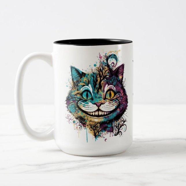 Cheshire Cat Mugg (Vänster)