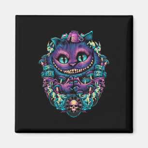 Cheshire Cat Shirt Alice in Wonderland Graphic Magnet