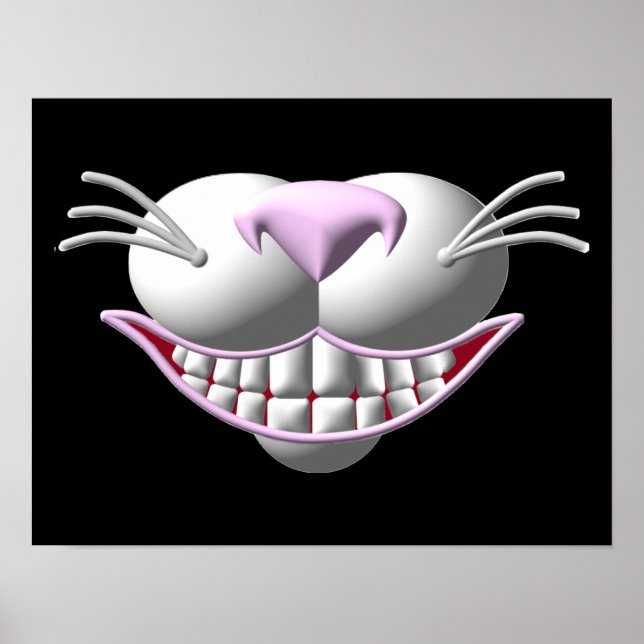 Cheshire Cat Smile Poster (Framsidan)