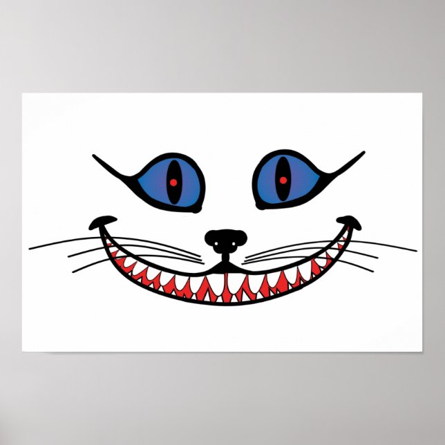 Cheshire Cat Smile Poster (Framsidan)