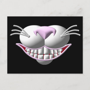 Cheshire Cat Smile Vykort