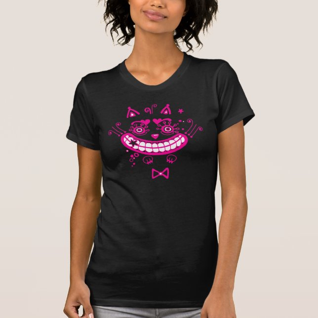 Cheshire Cat T-Shirt (Rosa) (Framsida)